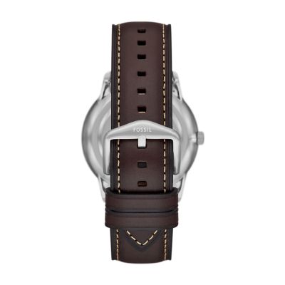 Neutra Moonphase Multifunction Brown LiteHide™ Leather Watch - FS5905 -  Fossil