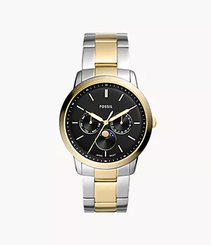 Neutra Moonphase Multifunction Two-Tone Stainless Steel Watch
