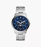 Neutra Moonphase Multifunction Stainless Steel Watch