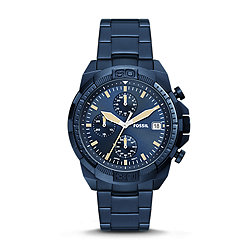 Bronson Chronograph Navy Stainless Steel Watch