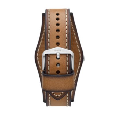 22mm Medium Brown LiteHide™ Leather Strap