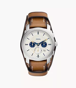 Machine Chronograph Tan LiteHide™ Leather Watch