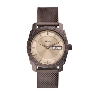 Fossil mesh strap online watch