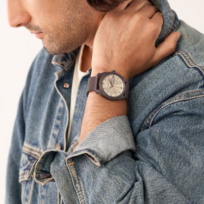 Fossil watch with date and day sale