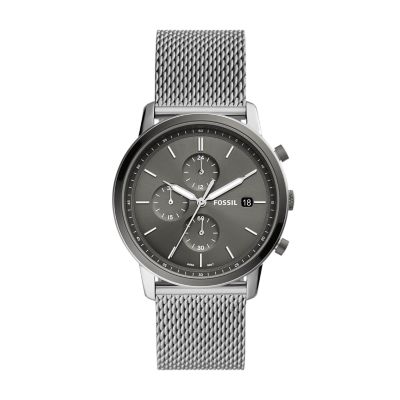 Hugo boss mens jet silver mesh chronograph hotsell watch 1513440