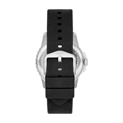 Fossil on sale rubber watch