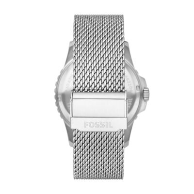 Fossil mesh watch sale