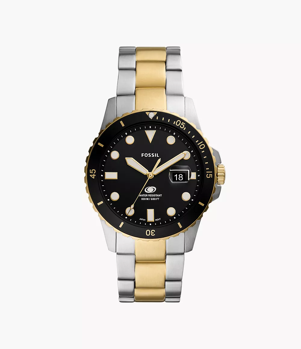 Blue Two-tone Watch | Fossil.com