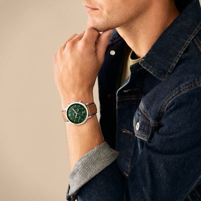 Montre best sale chronographe fossil