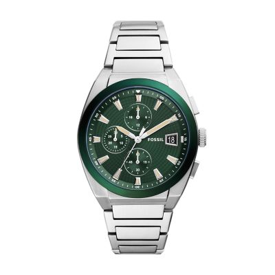 Everett Chronograph Stainless Steel Watch - FS5964 - Fossil