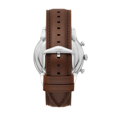 Townsman Chronograph Brown LiteHide™ Leather Watch and Bracelet