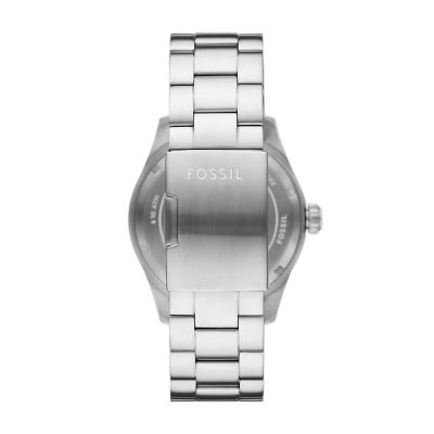 Defender Solar-Powered Stainless Steel Watch - FS5976 - Fossil