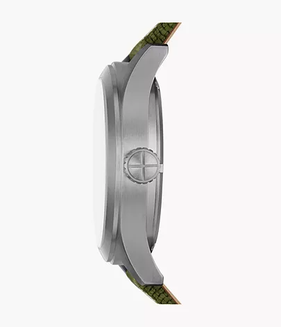 - Fossil FS5977 Olive - Nylon Watch Defender Solar-Powered