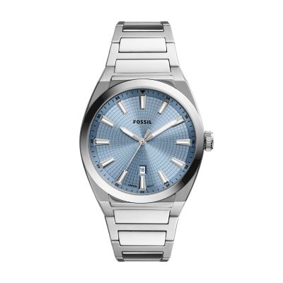 mens big face fossil watches