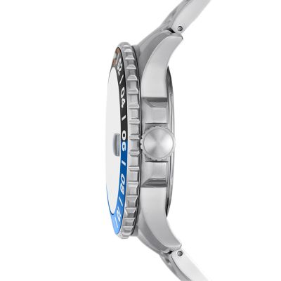 Fossil Fossil - Watch Blue GMT - Steel FS5991 Stainless