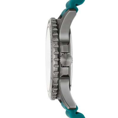 Watch Dive Blue Silicone Date - Fossil FS5995 Fossil Oasis Three-Hand -