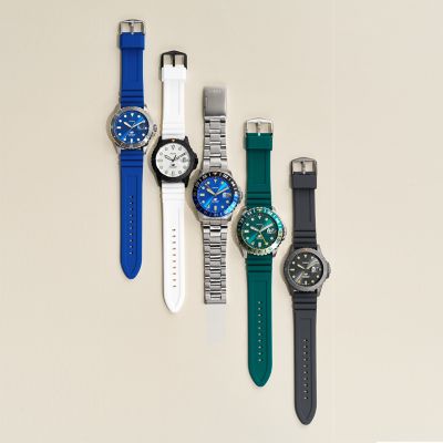 Fossil watch outlet blue price