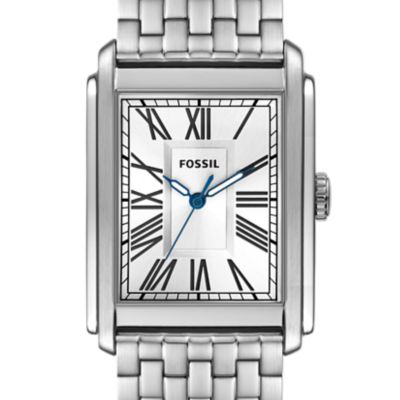 Carraway Three-Hand Stainless Steel Watch