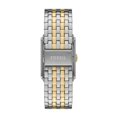 Carraway Three-Hand Two-Tone Stainless Steel Watch - FS6010 - Fossil