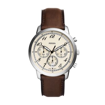 Neutra Chronograph Brown Leather Watch