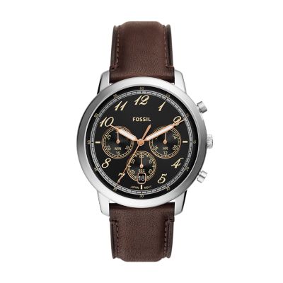 Neutra Chronograph Brown Leather Watch FS6024 Fossil