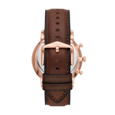 Neutra Chronograph Brown Leather Watch - FS6026 - Fossil | Quarzuhren