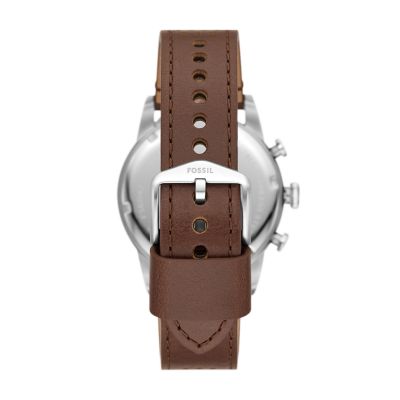 Sport Tourer Chronograph Brown Leather Watch FS6042 Fossil