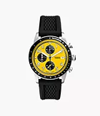 Sport Tourer Chronograph Black Silicone Watch