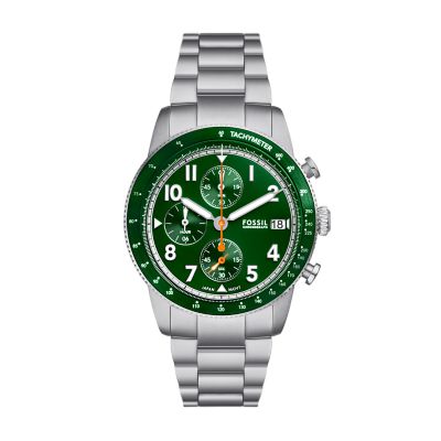 Montre Sport Tourer chronographe en acier inoxydable