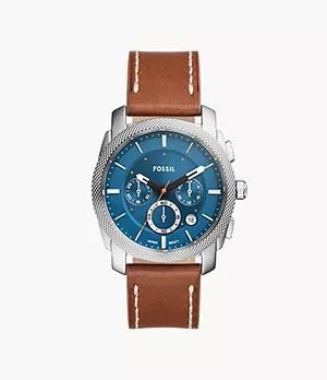 Machine Chronograph Brown Litehide™ Leather Watch