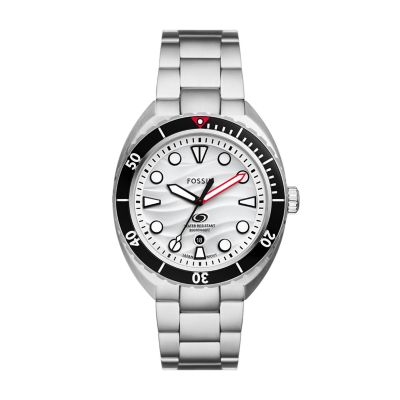 Breaker Three-Hand Date Stainless Steel Watch