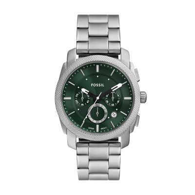 Machine Chronograph Stainless Steel Watch FS6079 Fossil