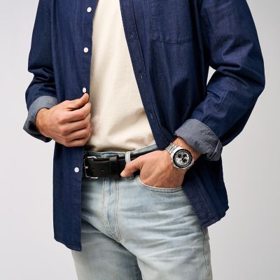 Autocross Multifunction Stainless Steel Watch