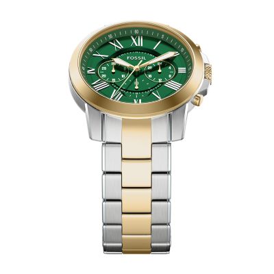 Grant Chronograph Two-Tone Stainless Steel Watch - FS6131 - Fossil