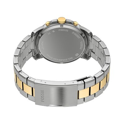 値下げFOSSIL 腕時計 GRANT クロノグラフ ステンレススチールウォッチ GRANT クロノグラフ ステンレススチールウォッチ - FS4736 - Fossil