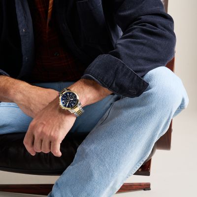 Grant Chronograph Two-Tone Stainless Steel Watch