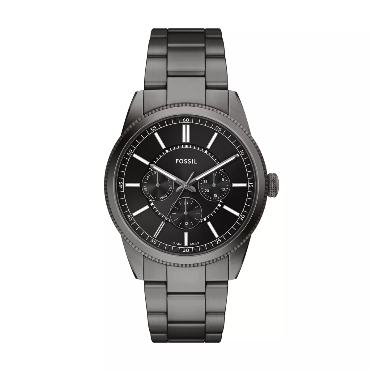 Pearson 42mm Multifunction Gunmetal Stainless Steel Watch