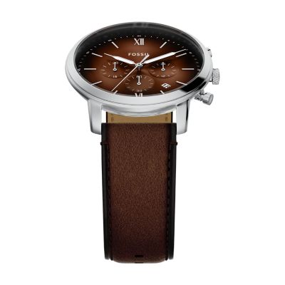Neutra Chronograph Brown Leather Watch