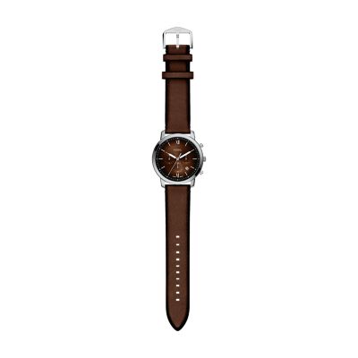 Neutra Chronograph Brown Leather Watch