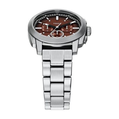 Machine Chronograph Stainless Steel Watch