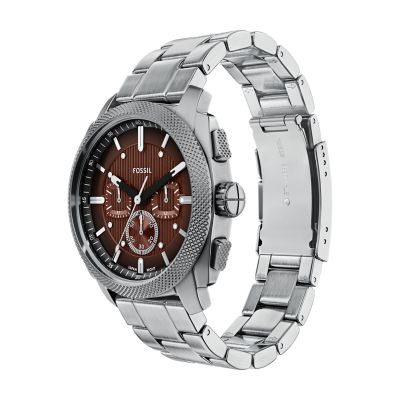 Machine Chronograph Stainless Steel Watch