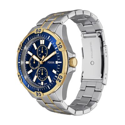 Garrett Multifunction Two-Tone Stainless Steel Watch - FS6146 - Fossil