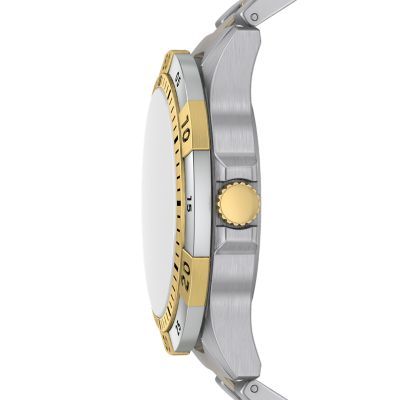 Garrett Multifunction Two-Tone Stainless Steel Watch