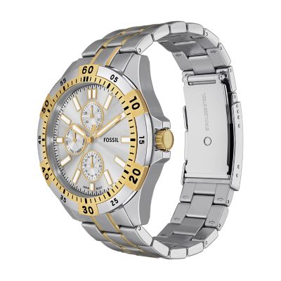 Garrett Multifunction Two-Tone Stainless Steel Watch - FS6148 - Fossil