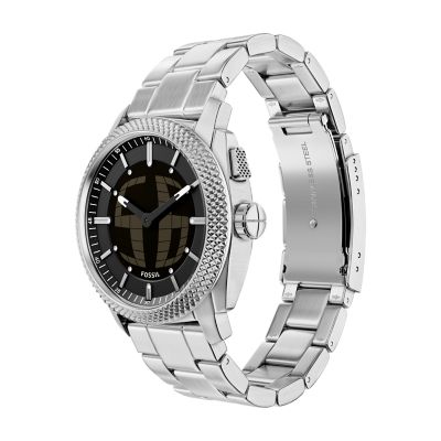 Machine Big Tic 41MM Stainless Steel Watch - FS6155 - Fossil