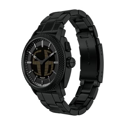 Machine Big Tic 41MM Black Stainless Steel Watch - FS6156 - Fossil