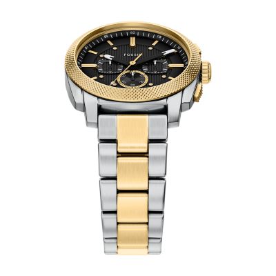 Machine Chronograph Two-Tone Stainless Steel Watch - FS6159 - Fossil
