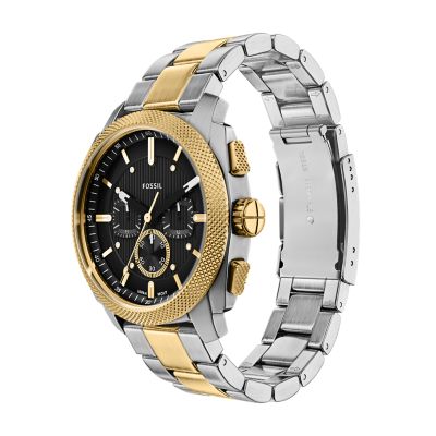 Machine Chronograph Two-Tone Stainless Steel Watch