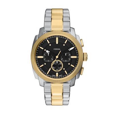 Machine Chronograph Two-Tone Stainless Steel Watch