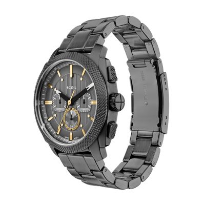 Machine Chronograph Smoke Stainless Steel Watch